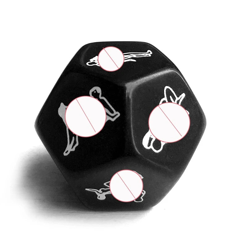 Sex Toys For Couples Women Adult Game Funny Sex Dice 6/12 Sides Romance Love Humour Gambling Erotic Crap Dice Bar Christmas Gift