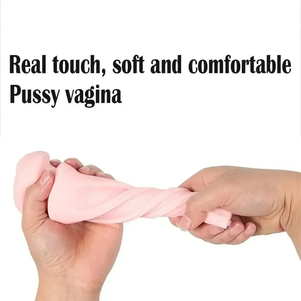 Men Prostate Massage Sex Toy for Men 5D Soft Silicone Simulated Real Vagina Masturbator Cup Adult Sexy Sex Toys