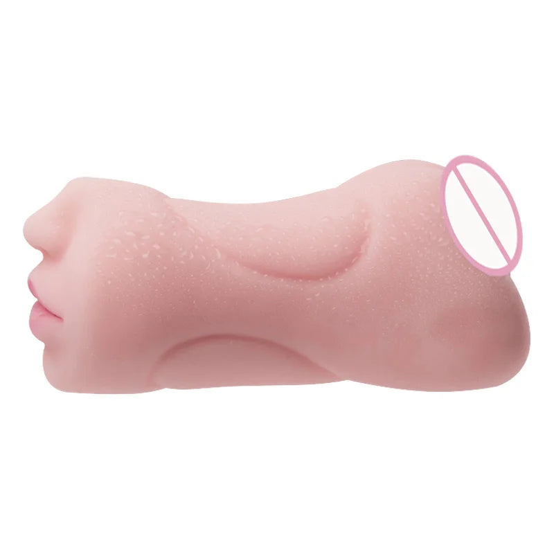 3 in 1 Male Sex Toys with Sexy Mouth Realistic Vagina and Tight Anus Ass Oral Sex Doll Stroker Adult Toys Adult Supplies for Men