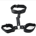 Adult SM Sex Restraint Handcuffs Slave Tools Bdsm No Vibrators Sexy Wrist To Ankle Cuffs Open Leg Hand Toys Bondage For Couples